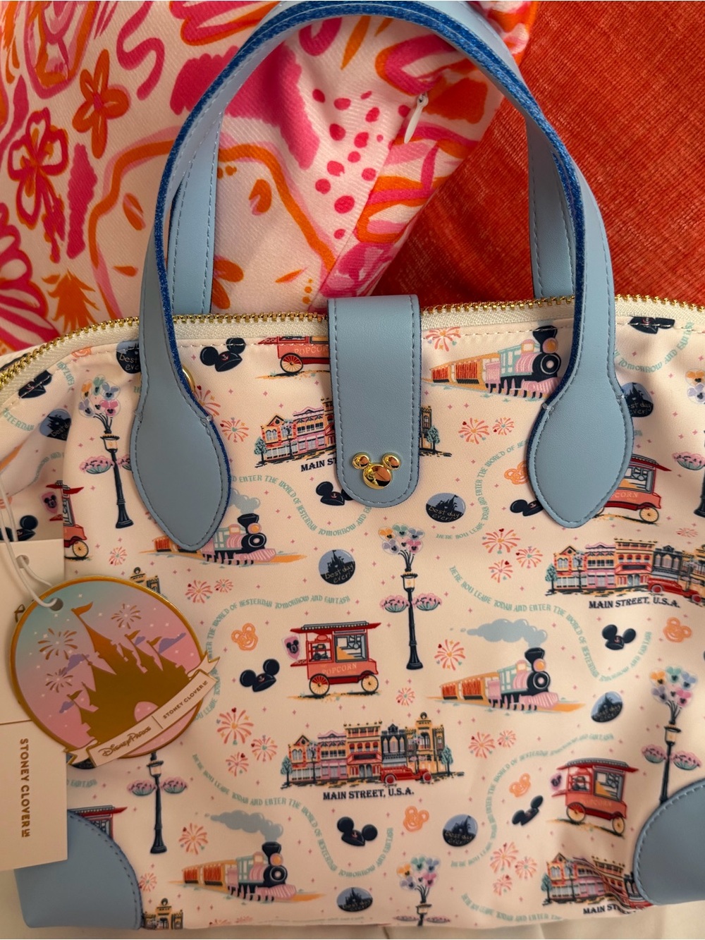 Disney SCL Pouchette 03 Main Street Print Bag